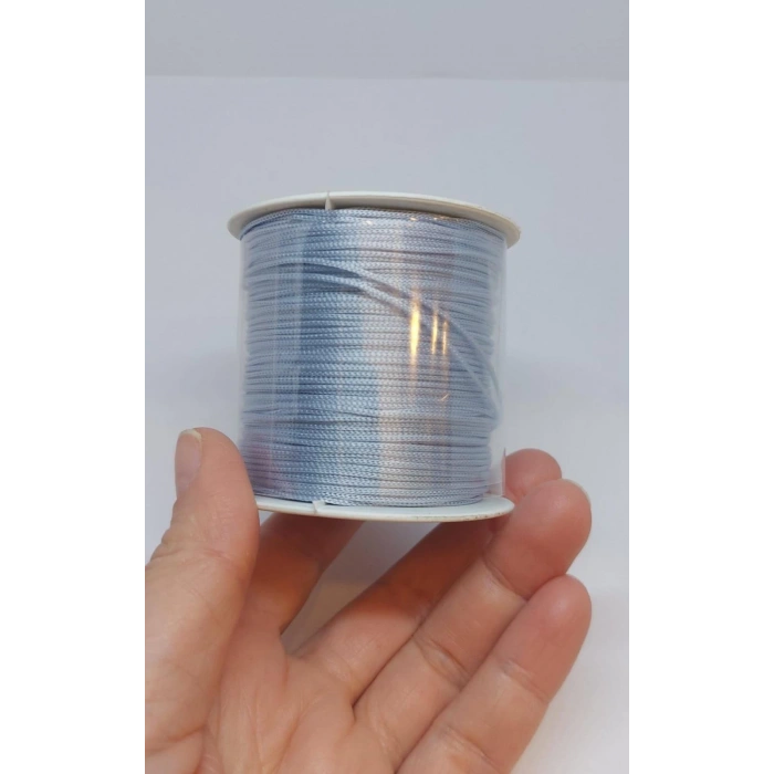 Açık Mavi Paraşüt İpleri, 1 mm , 1 Metre