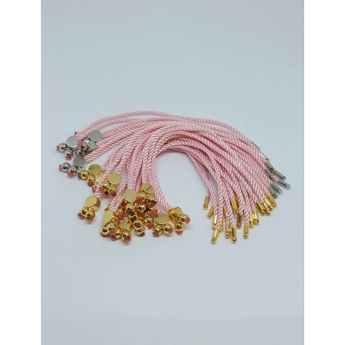 Açık Pembe Koton İp Asansör Kapama