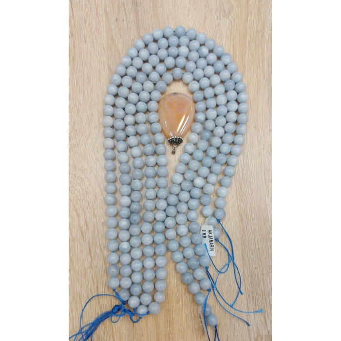 Akuamarin, 8 mm Küre Doğaltaşlar