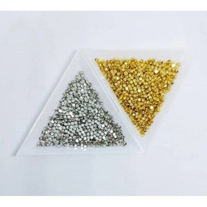 Altın ve Gümüş Küp Dorikalar 2 mm, Gramı