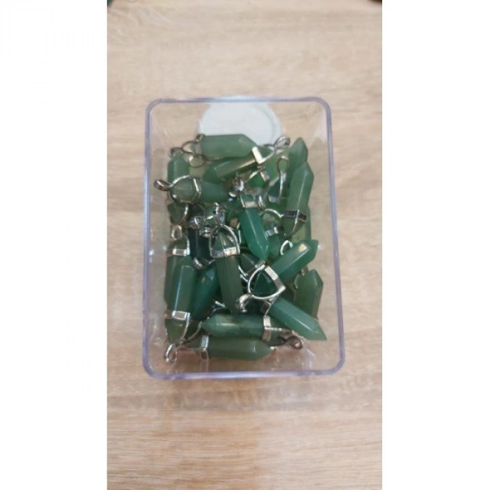 Aventurin (Açık Yeşil) Pandüller (Kolye Ucu)