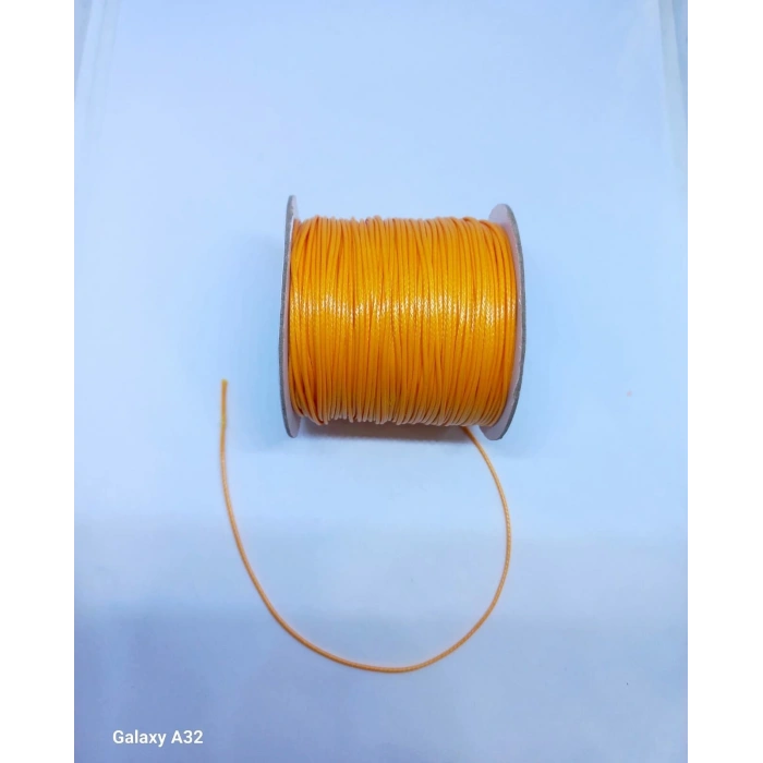 Balkabağı Turuncu Kore Derisi, 1 mm , 100 Yard (91 Metre)