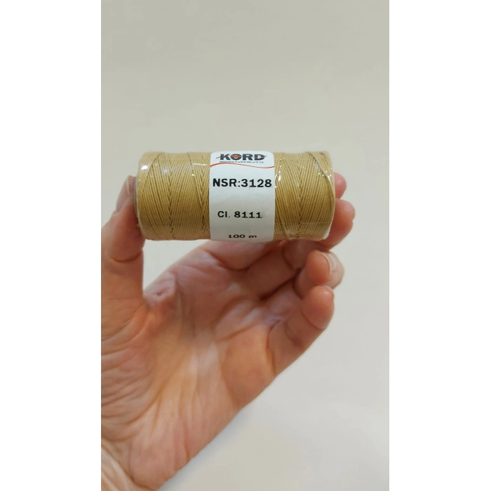Bej Paraşüt İpleri, 0.6 mm , 100 metre, Kord Endüstriyel Malıdır
