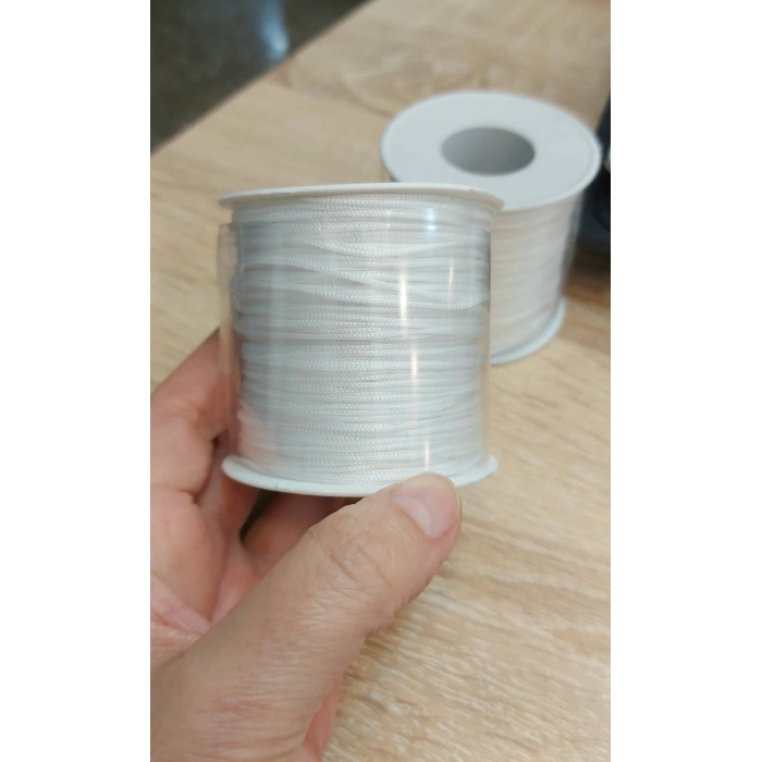 Beyaz Paraşüt İpleri, 1 mm , 100 Metre