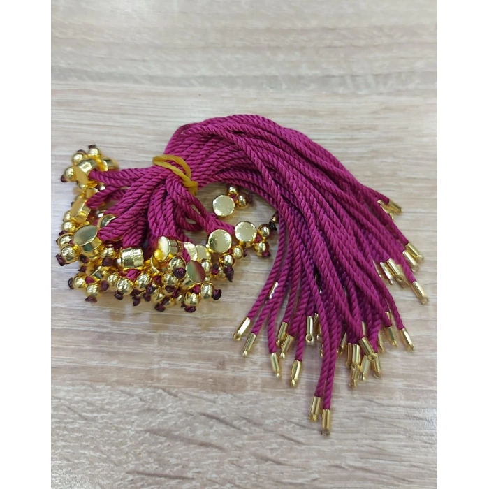 Fuşya Koton İp Asansör Kapama