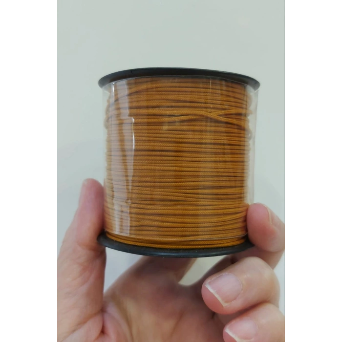 Mat Hardal Rengi Paraşüt İpleri, 1 mm , 100 metre, Türk Malı