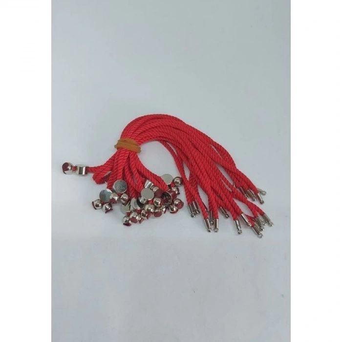 Kırmızı Koton İp Kapamalar