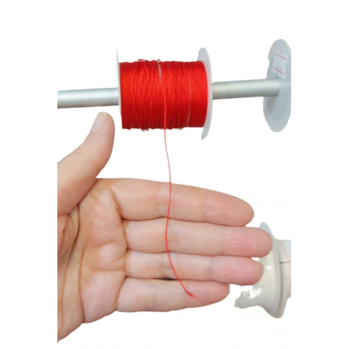Kırmızı Paraşüt İpleri, 0.5 mm , 100 metre