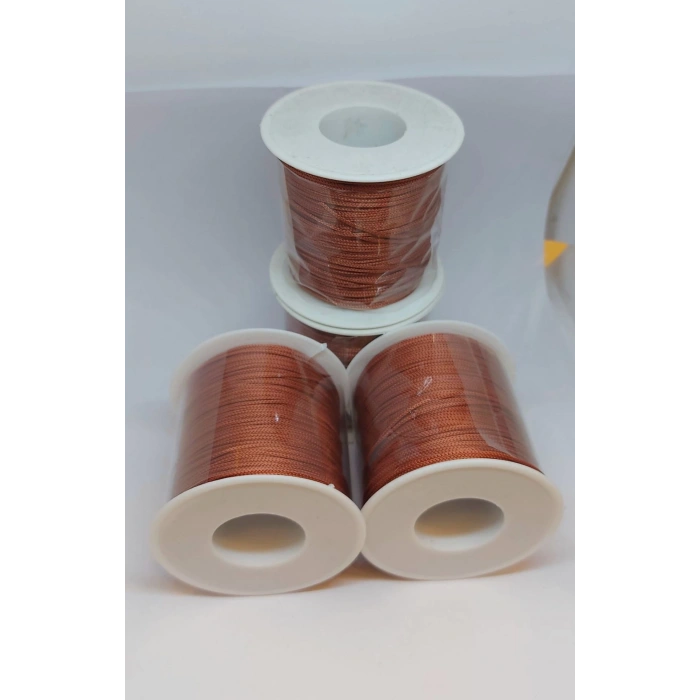 Kızıl Kahve Paraşüt İpleri, 1 mm , 100 metre, Türk Malı