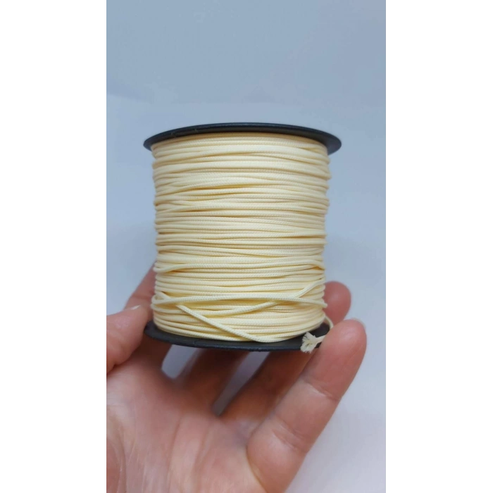 Mat Ekru Paraşüt İpleri, 1 mm , 1 Metre