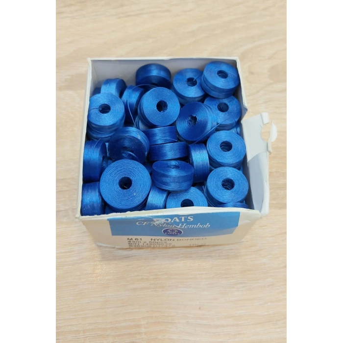 Mavi Disket İp, Hem kum boncuk, hem miyuki için naylon ip