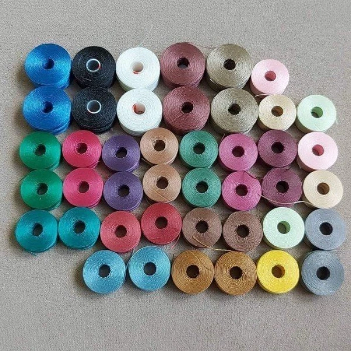 Mavimsi Gri Disket İp, 43 metre, Hem kum boncuk, hem miyuki için naylon ip