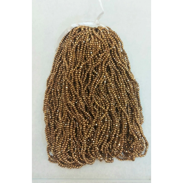 Metalik Bronz Kristaller , 4 mm
