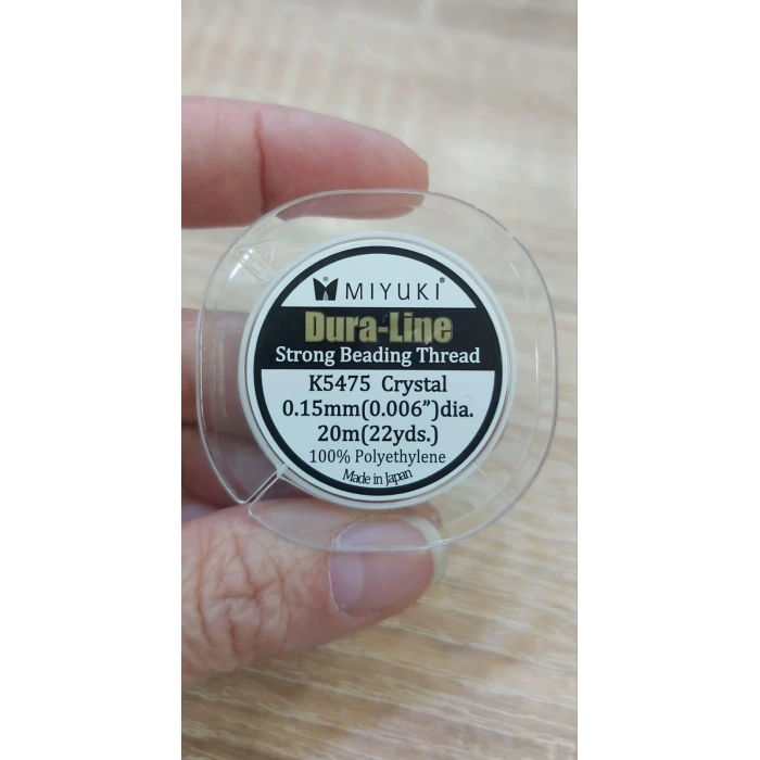 Miyuki Duraline Sağlam Boncuk İpi , 0,15 mm , 20 Metre