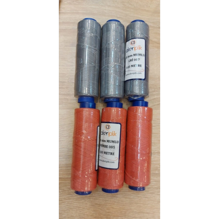 Mumlu İpler , 100 metre , 1 mm , 5. Bölüm, Pembe, Gri