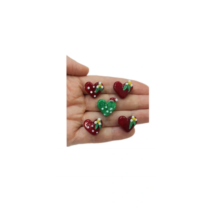 Murano Camdan Yılbaşı Kalpleri