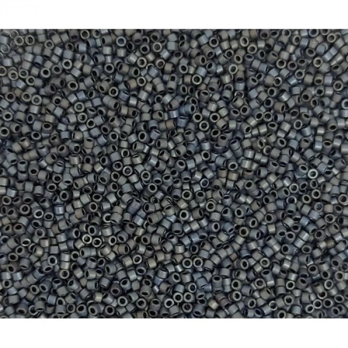 No: 140 Miyuki Delica 11/00 DB0307 | Mat Gri Sarı Janjanlı 3 gram