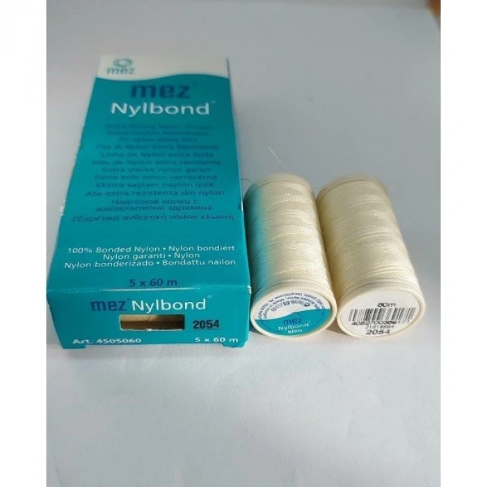 No : 2054 Ekru Nylbond Boncuk İpleri