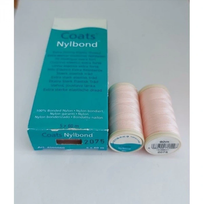 No : 2075 Uçuk Pembe Nylbond Boncuk İpleri