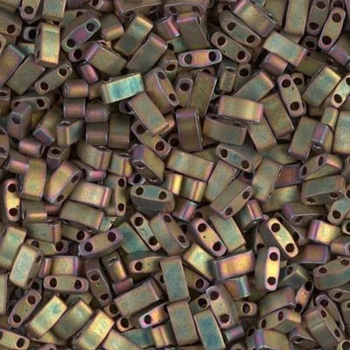 No:22 Mat Yeşil Ebruli Yarım (Half) Tila (HTL-2035) 3 gram