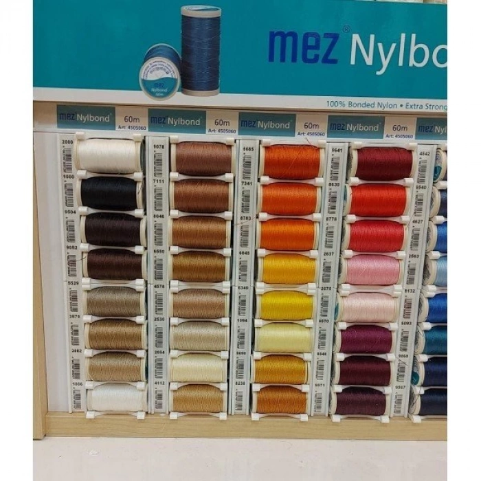No : 2530 Krem Rengi Nylbond Boncuk İpleri