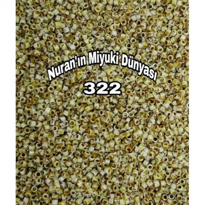 No: 322 Miyuki Delica 11/00 DB2262 | Picasso (Kırçıllı ) Krem 3 gram