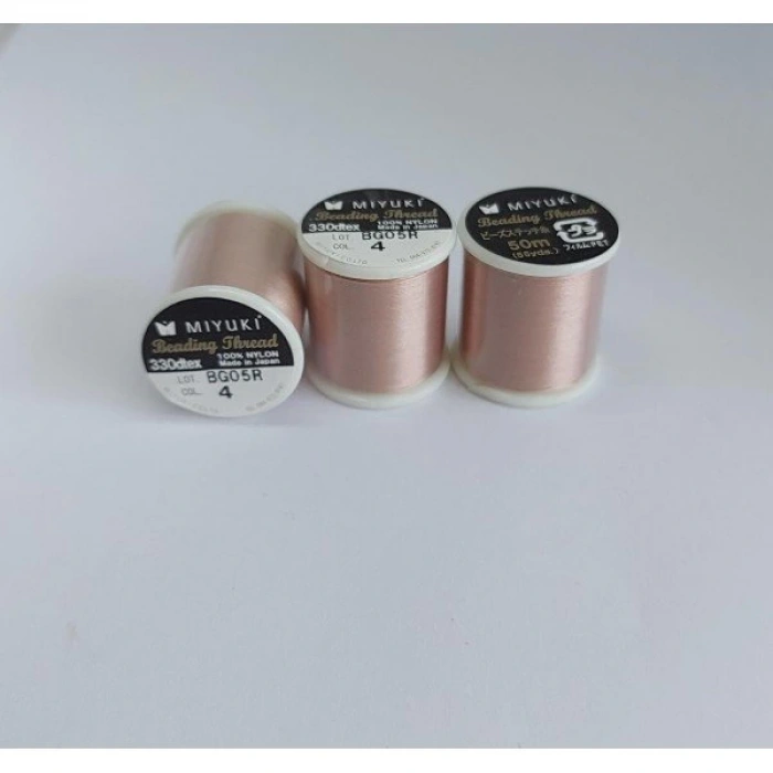 No : 4 Pastel Pembe Orjinal Miyuki İpleri