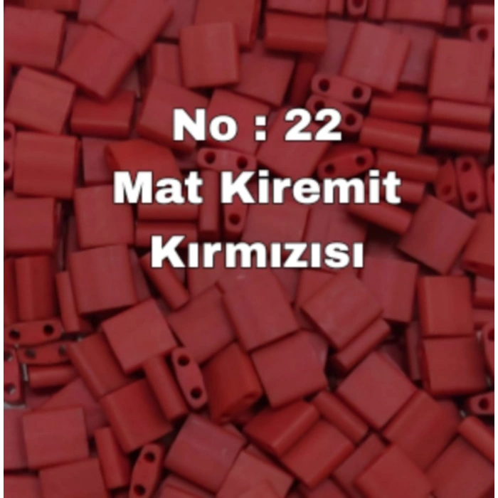 No: 22 Tam Tila (TL-2040) | Mat Kiremit Kırmızısı 3 gram