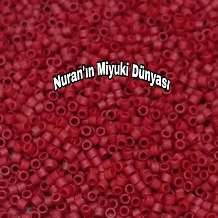 No: 81 Miyuki Delica 11/00 DB378 | Mat Bordo 3 gram