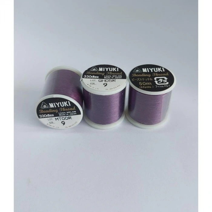No : 9 Mor Orjinal Miyuki İpleri
