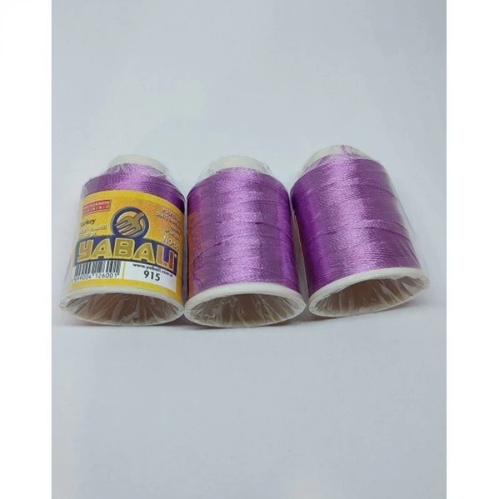 No : 915 YABALI Lila Polyester Dikiş Dantel Nakış İpleri 20 gram