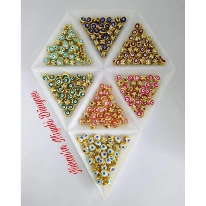 Oluklu Göz Boncukları