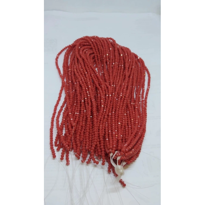 Opak Koyu Yavruağzı Kristaller, 3 mm