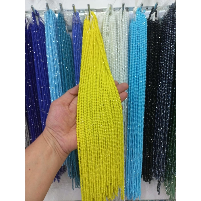 Opak Sarı Kristal, 3 mm