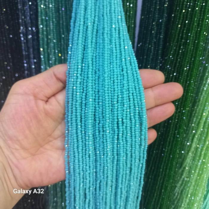 Opak Turkuaz Kristaller, 2 mm