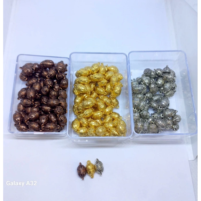 Oval Kendinden Desenli Mıknatıs Kapamalar, 10 mm