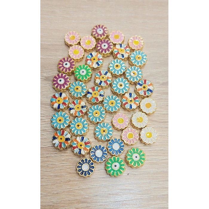 Rengarenk Papatyalar, Çift Delikli, Bileklik için