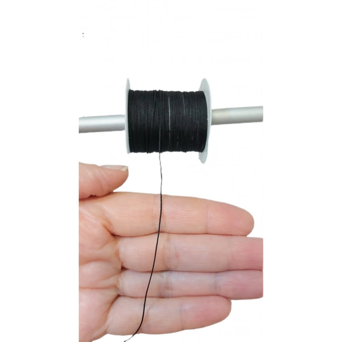 Siyah Paraşüt İpleri, 0.5 mm , 100 metre