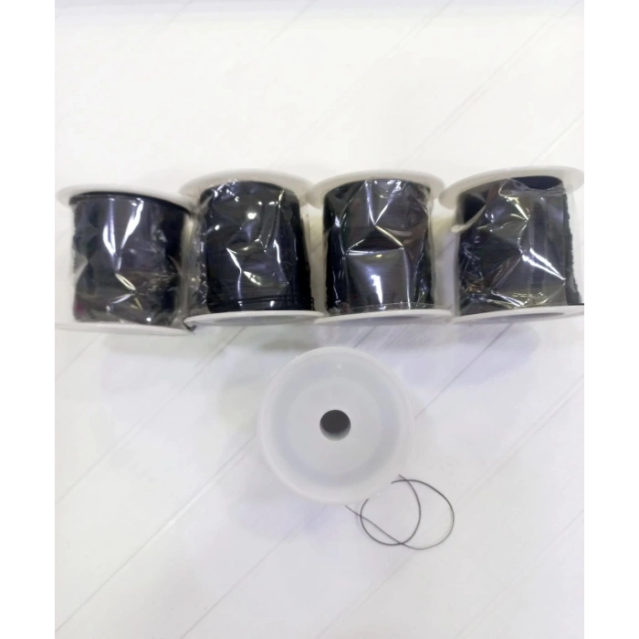 Siyah Paraşüt İpleri, 0.5 mm , Metresi