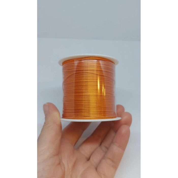 Turuncu Paraşüt İpleri, 1 mm , 1 metre, Türk Malı