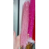 8 mm Transparan Şeker Pembe Kristaller