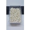 Cam İnciler , 8 mm , İnci Rengi , 5 gram