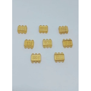 3 Halkalı Kitap Kapama, Altın ve Rose Kaplama Mıknatıs Kapama 1.5 cm