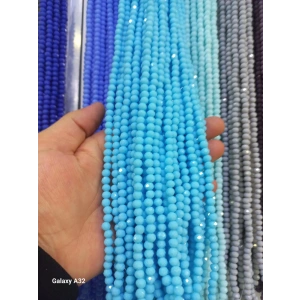 6 mm Mavi Kristaller