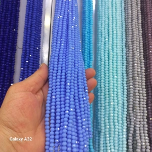 6 mm Menekşe Kristaller