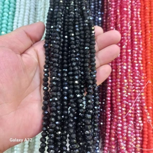 6 mm Siyah Kristaller