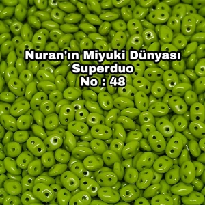 No : 48 , Fıstık Yeşili , Superduo