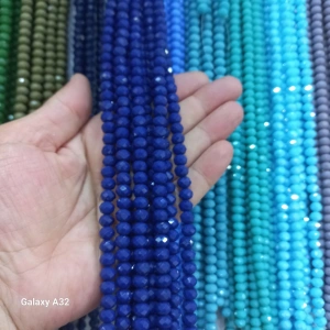 8 mm Lacivert Kristaller