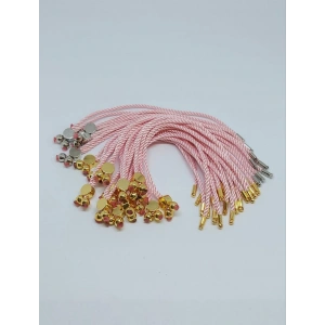 Açık Pembe Koton İp Asansör Kapama