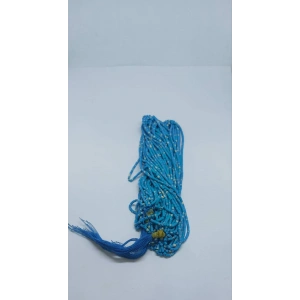 Afgan Boncukları Karışık Renkli 7 Mavi Krem